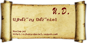 Ujházy Dániel névjegykártya