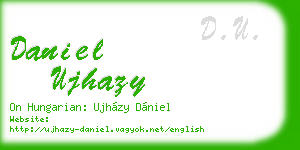 daniel ujhazy business card