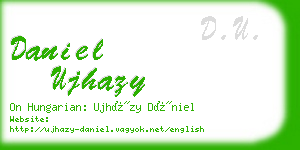 daniel ujhazy business card